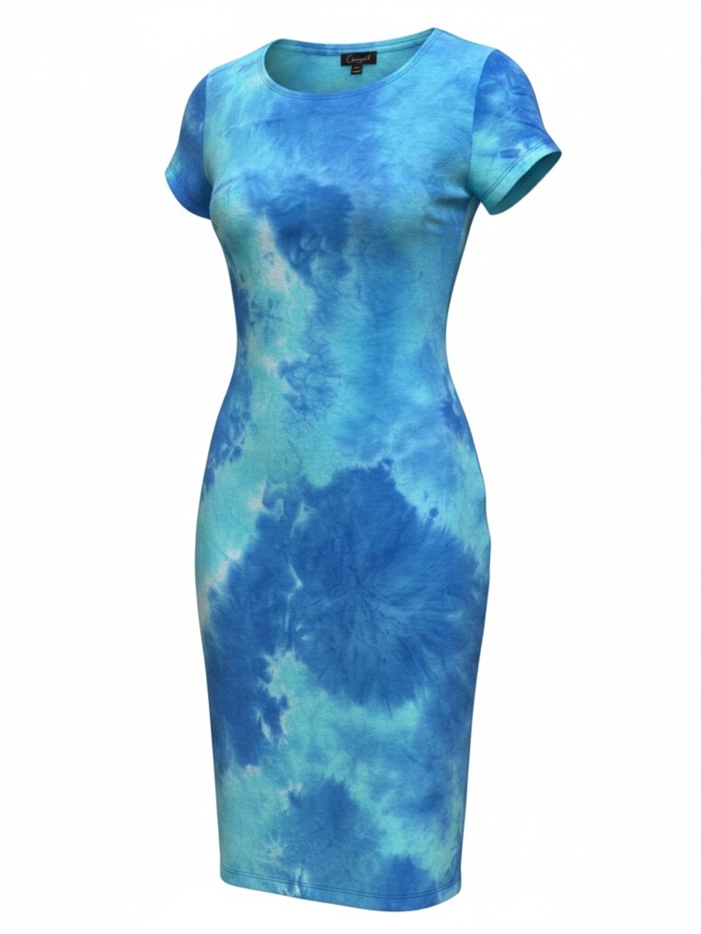 Connected Apparel 1X Tie dye dress with pockets